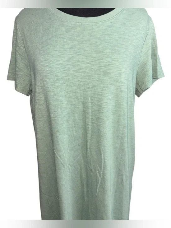 NWT Mint Green Short Sleeve Tee Dress, P2P:21.5-24”, L:37” - Picture 3 of 7